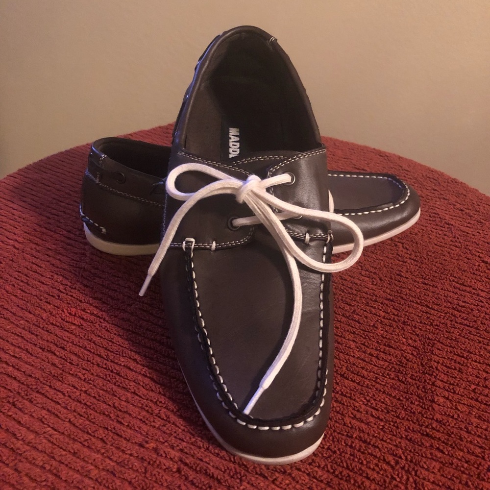 Brown loafers